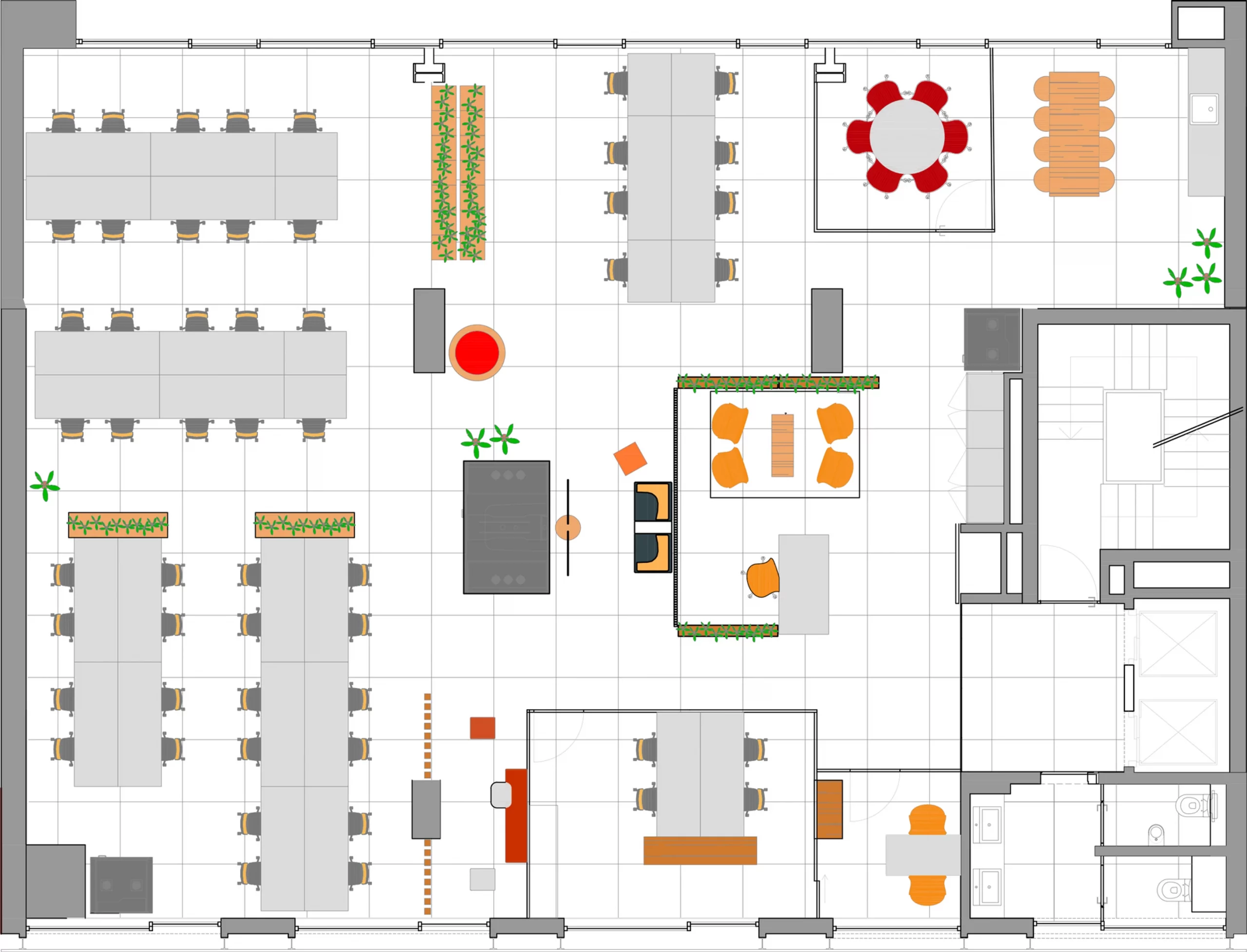 3 Floor plan of the new Medicare offices