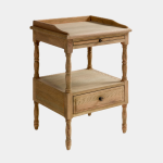 Mesa de Cabeceira em madeira natural - Image 3